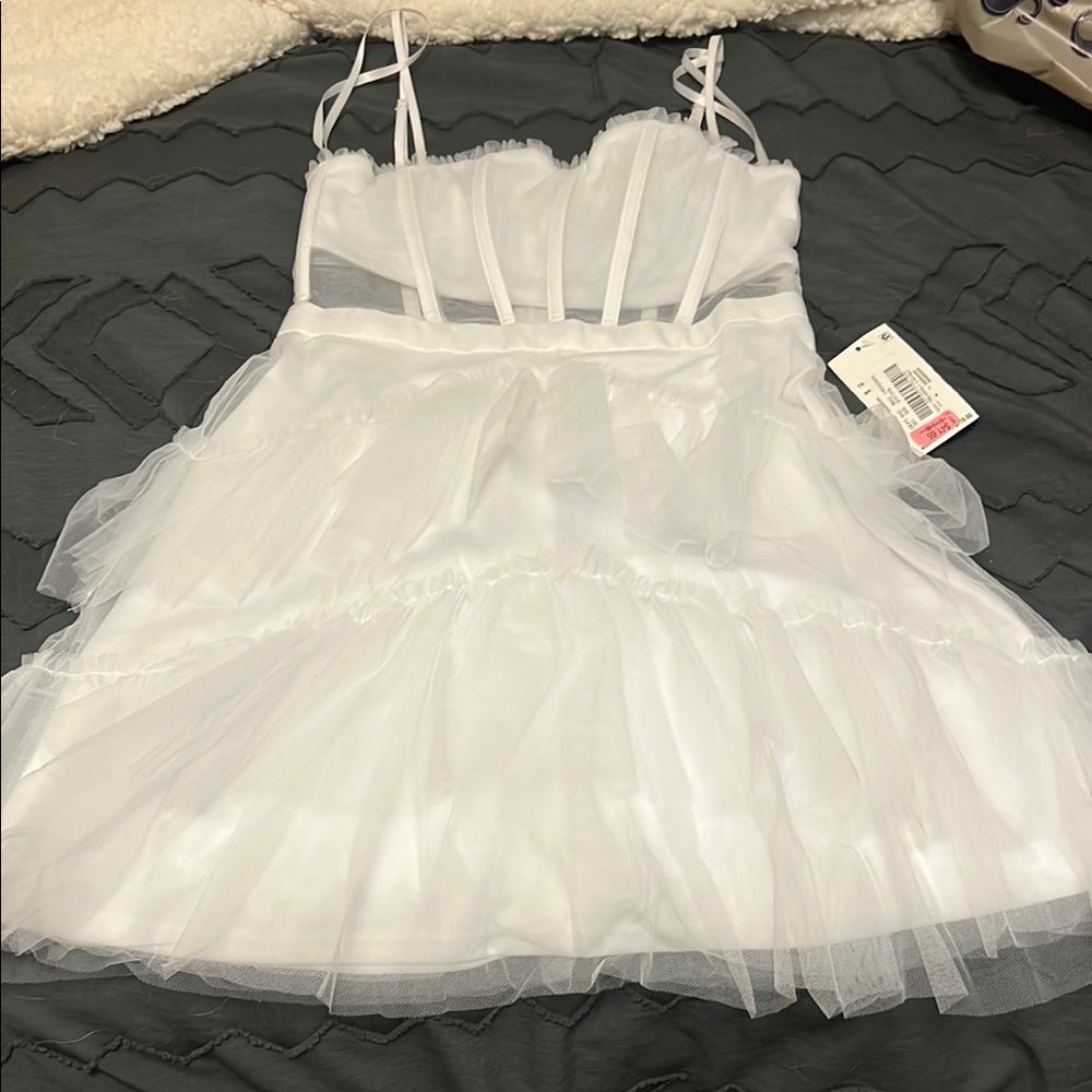 Elegant White  Dress